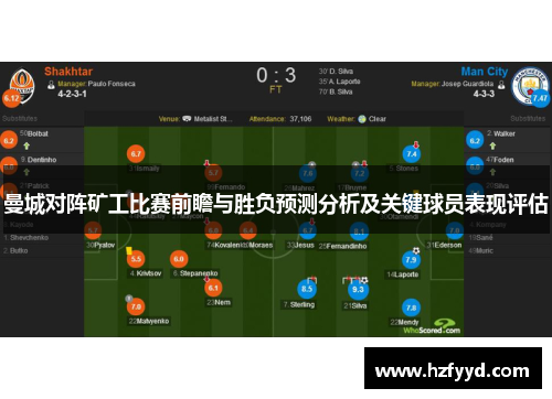 曼城对阵矿工比赛前瞻与胜负预测分析及关键球员表现评估