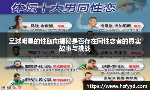 足球明星的性取向揭秘是否存在同性恋者的真实故事与挑战